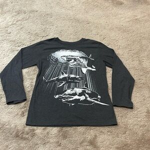 Boys long Sleeve Shark  Shirt
